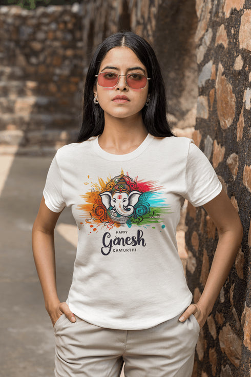 Happy Ganesh chaturthi tshirt for boys and girls