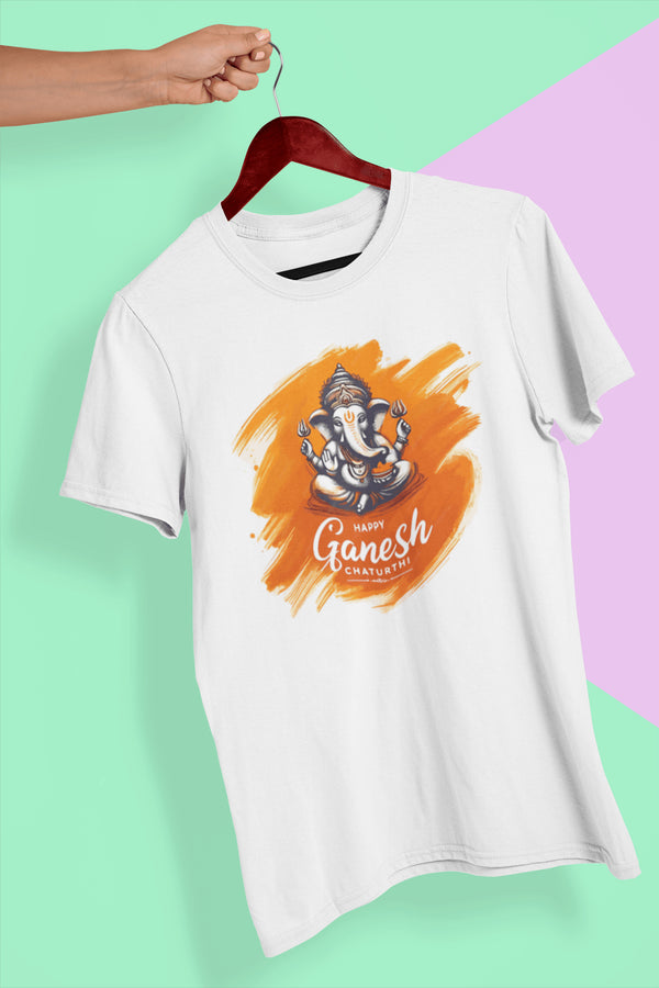 Happy Ganesh chaturthi tshirt for boys and girls