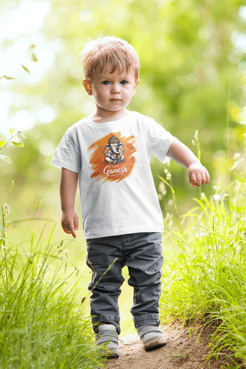 Happy Ganesh chaturthi tshirt for boys and girls