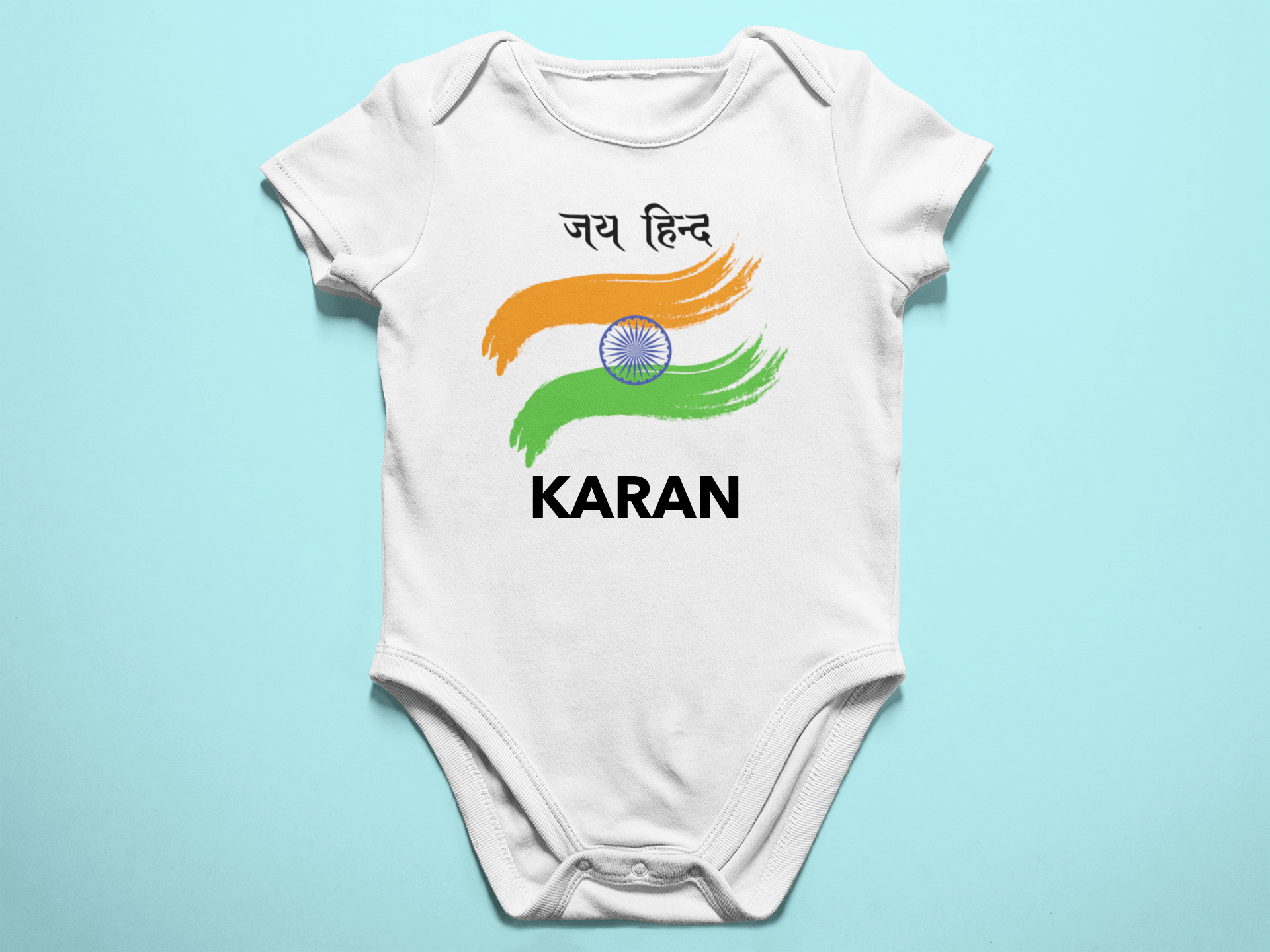 Jai Hind Flag Design Outfit_289