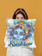 Krishna Janmashtami Printed Cotton pillow | Customized Janmashtami pillow