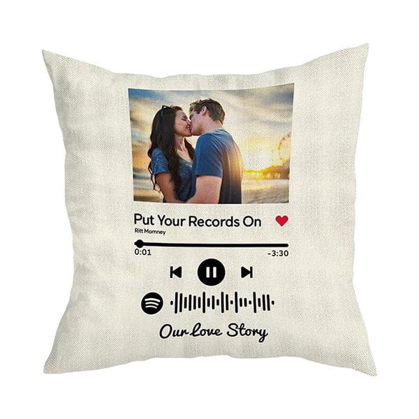 MG113_Custom Scannable Spotify Code Pillow Case - ArniArts Mekanshi IndiaMG113_Custom Scannable Spotify Code Pillow Case