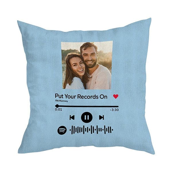 MG113_Custom Scannable Spotify Code Pillow Case - ArniArts Mekanshi IndiaMG113_Custom Scannable Spotify Code Pillow Case