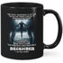 MG134_I am the storm - Never Underestimate ceremic black Mug