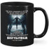 MG134_I am the storm - Never Underestimate ceremic black Mug 