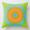 MG141_Mint Tribal Mandala Throw Pillow Case - ArniArts Mekanshi IndiaMG141_Mint Tribal Mandala Throw Pillow Case