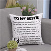 MG143_To My Bestie - We Are Best Friends Forever - Pillow Case 