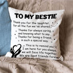 MG143_To My Bestie - We Are Best Friends Forever - Pillow Case - ArniArts Mekanshi IndiaMG143_To My Bestie - We Are Best Friends Forever - Pillow Case