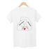 Mom and Dad with baby bear Tshirt White