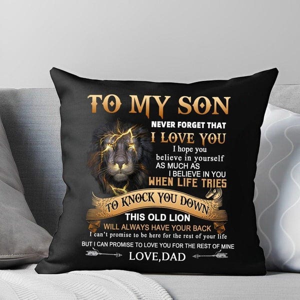 MG103_Never Forget I Love You - Pillow Cover - ArniArts Mekanshi indiaMG103_Never Forget I Love You - Pillow Cover