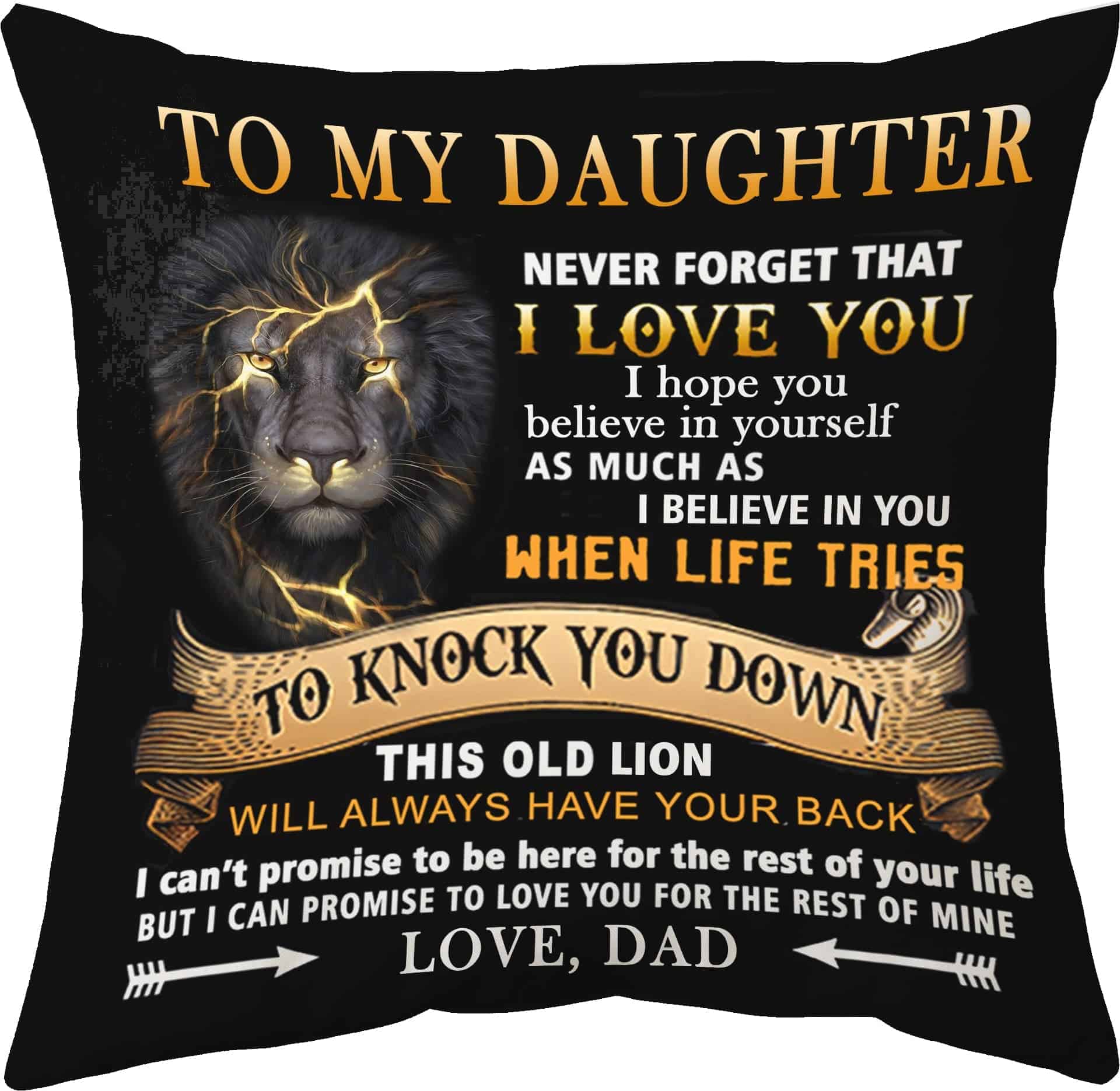 Never Forget I Love You - Pillow Cover_MG103