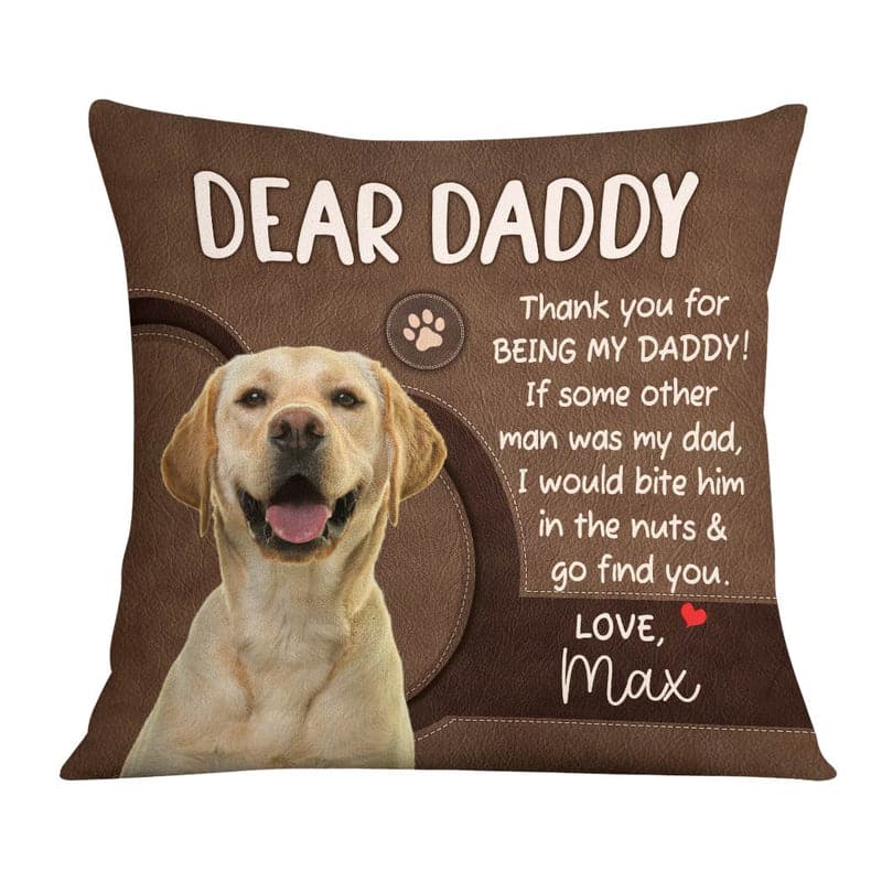 To Dog Dad Photo Pillow_MG247 