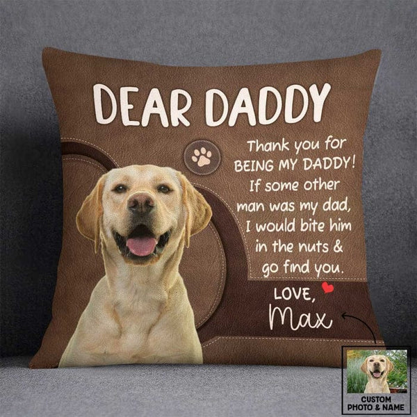 To Dog Dad Photo Pillow_MG247