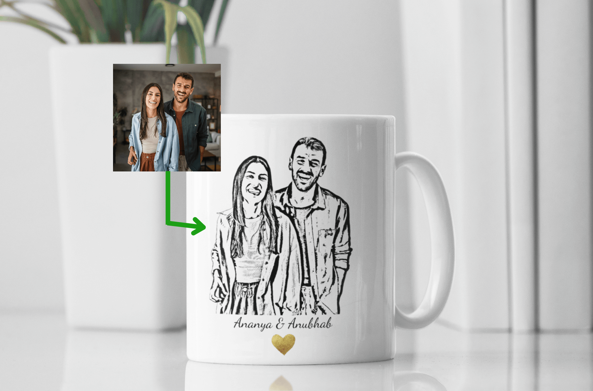 Personalized gift mug