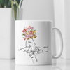 Personalized Mom Holding Kids Hands Mug