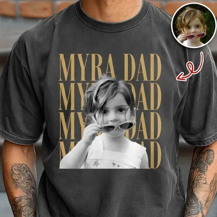 Custom Photo T-Shirt – Personalized Name & Picture