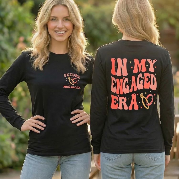 In My Engaged Era 💍 | Custom Future Mrs. T-Shirt