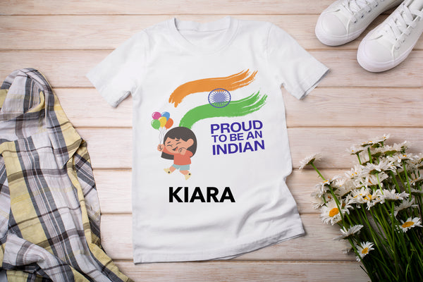 Proud To Be An Indian Baby Girl OutfitMG302