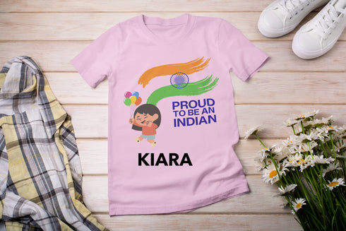 Proud To Be An Indian Baby Girl OutfitMG302