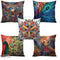 set of 5 Decorative Pillow Cover peacock contrast design MG123_ - ArniArts Mekanshi IndiaMG123_Decorative Pillow Cover peacock contrast design set of 5 - ArniArts Mekanshi IndiaMG123_Decorative Pillow Cover peacock contrast design set of 5