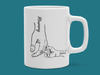 Holding Hands Custom Mom and Dad Mug Set