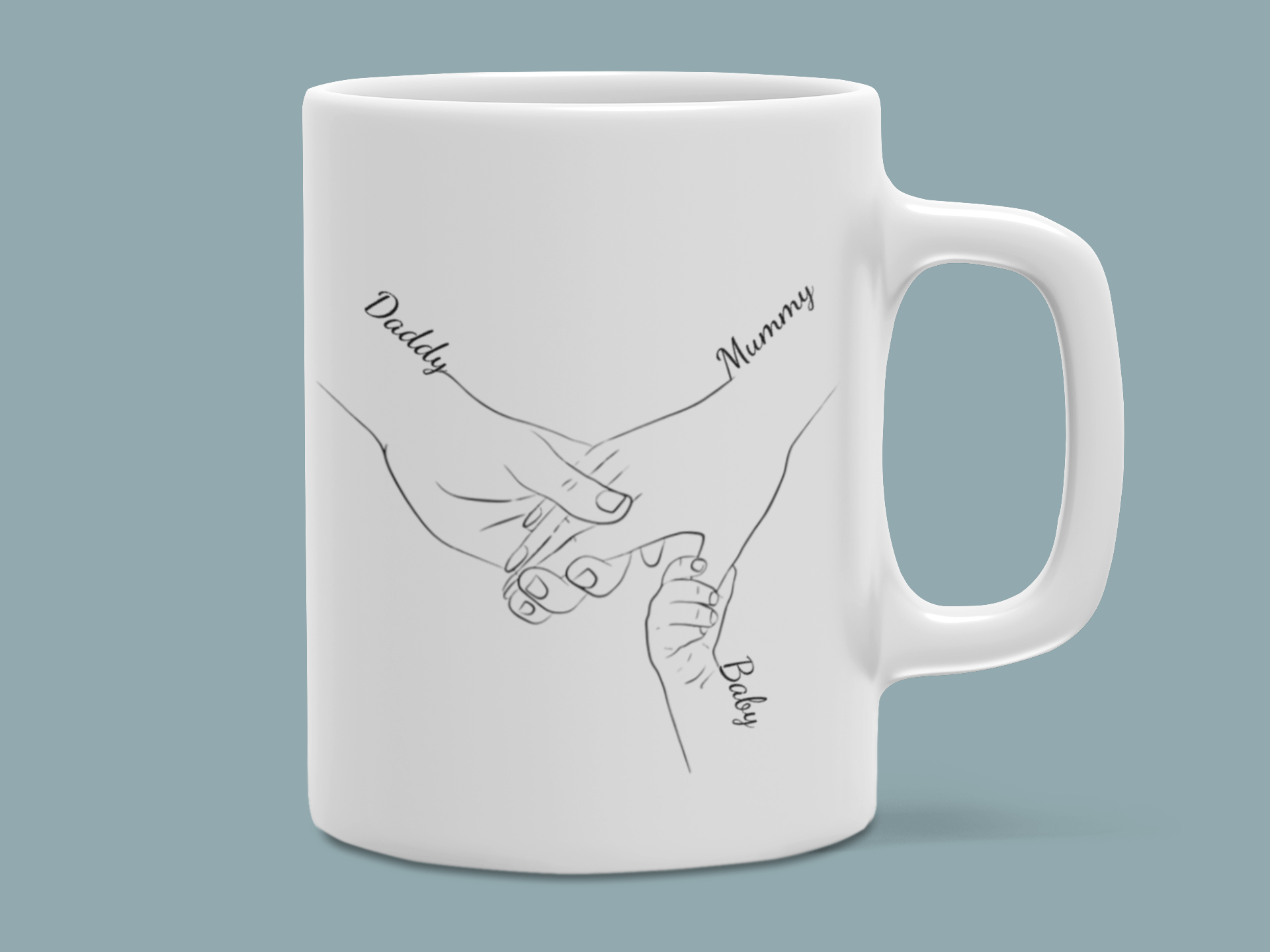 Custom Family Hands Print