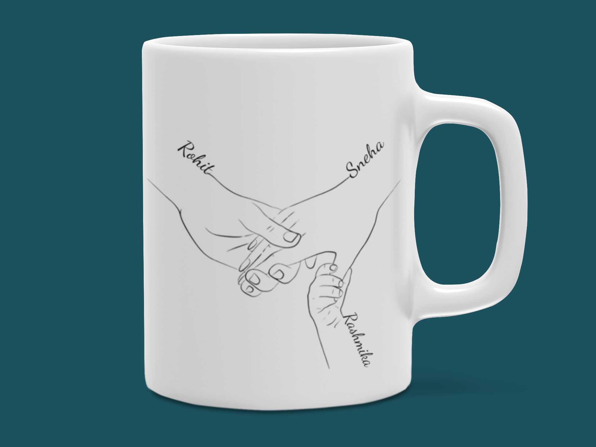 Custom Family Hands Print