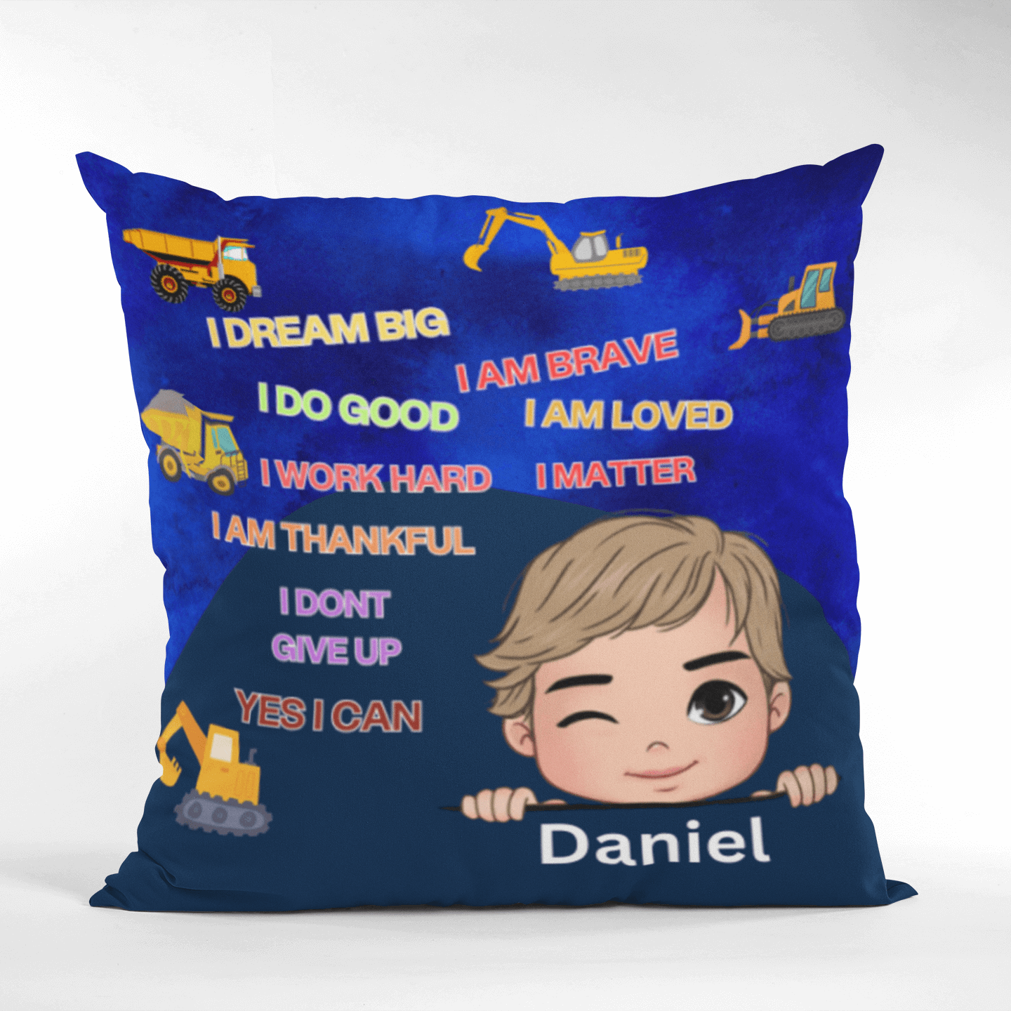 Personalized Gift For Daughter and Son I Dream Big Pillow