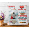 I Choose You Special day For Couple Cushion Cover 16x16 inches Only_MG214_ - ArniArts Mekanshi IndiaI Choose You Special day For Couple Cushion Cover 16x16 inches Only_MG214_