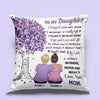 MG117_ Mom And Daughter Tree Pillow Case - ArniArts Mekanshi IndiaMG117_ Mom And Daughter Tree Pillow Case