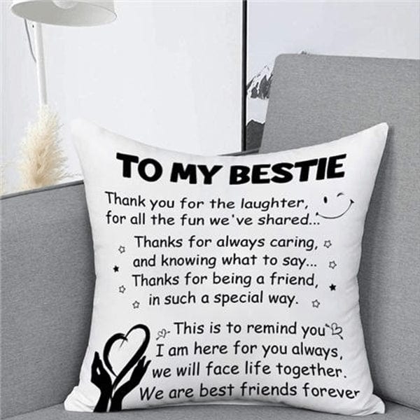 MG143_To My Bestie - We Are Best Friends Forever - Pillow Case - ArniArts Mekanshi IndiaMG143_To My Bestie - We Are Best Friends Forever - Pillow Case