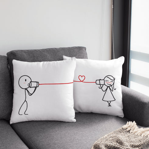 MG197_Say I Love You Couple Pillowcases - Pack of 2 - ArniArts Mekanshi IndiaMG197_Say I Love You Couple Pillowcases - Pack of 2