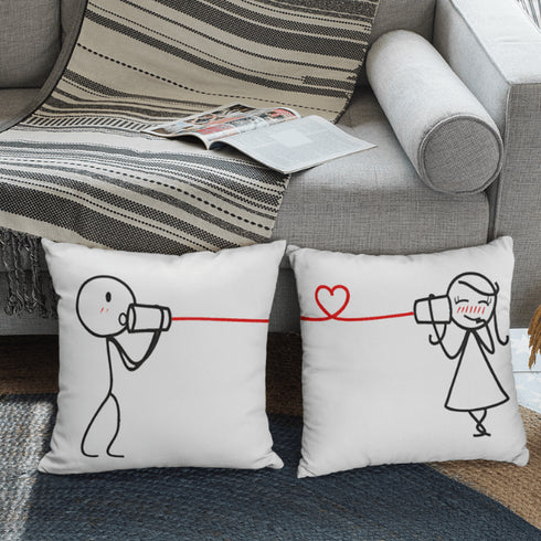 MG197_Say I Love You Couple Pillowcases - Pack of 2 - ArniArts Mekanshi IndiaMG197_Say I Love You Couple Pillowcases - Pack of 2