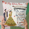 MG204_My Dear Love Cushion Cover Only - ArniArts Mekanshi IndiaMG204_My Dear Love Cushion Cover Only