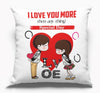 MG218_I Love You More Then any Thing Special Day Cushion Cover Only - ArniArts Mekanshi IndiaMG218_I Love You More Then any Thing Special Day Cushion Cover Only