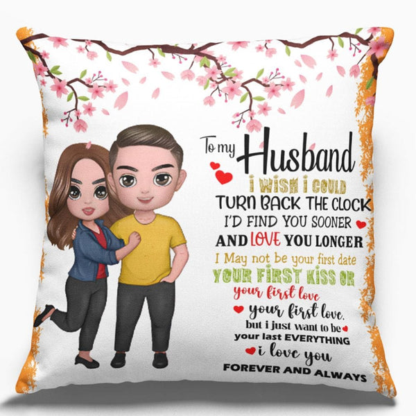 To My Husband I Wish I Could Cushion Cover only - ArniArts Mekanshi IndiaTo My Husband I Wish I Could Cushion Cover only